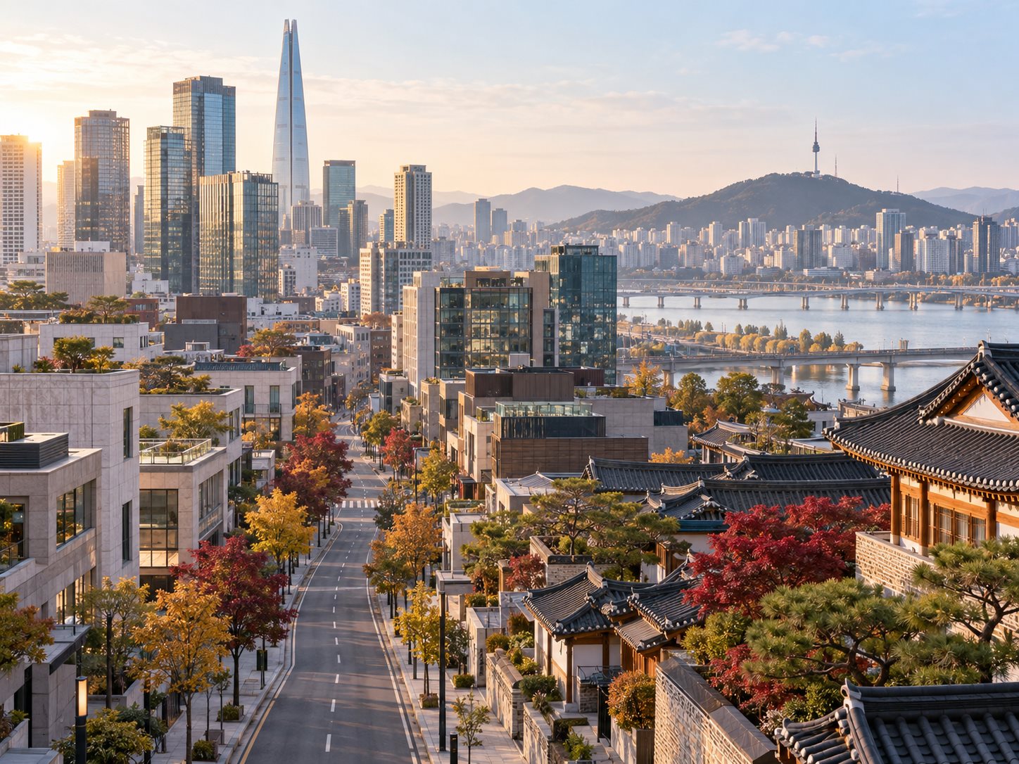 서울의 도시 전경